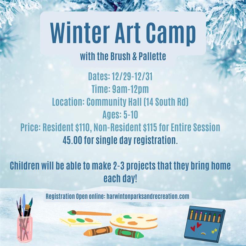 Winter Art Camp 2025