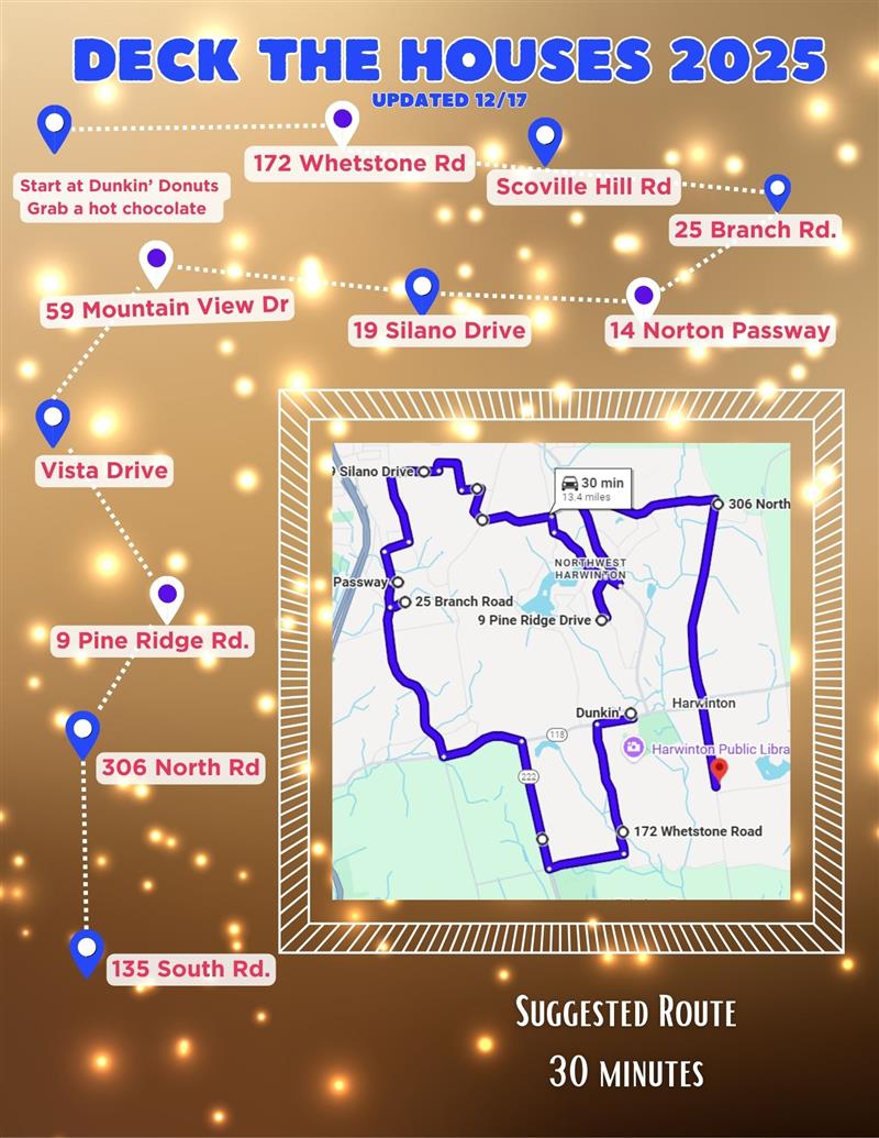 Deck the Houses 2025 Map