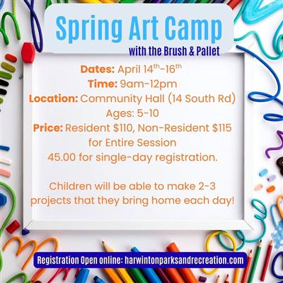 Spring Art Camp
